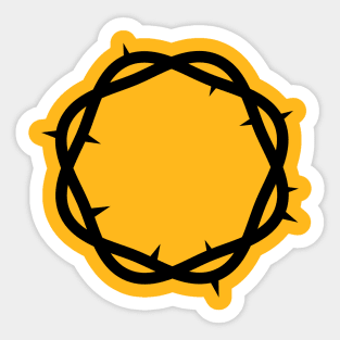 Jesus Crown of Thorns Sticker